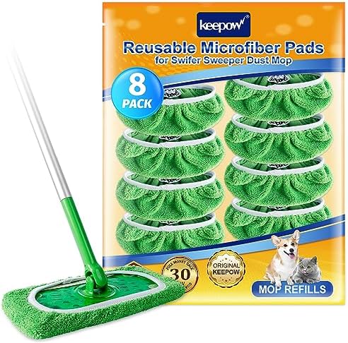 Reusable Wet Pads for Swiffer Moped Easy Hard Floor Cleaning