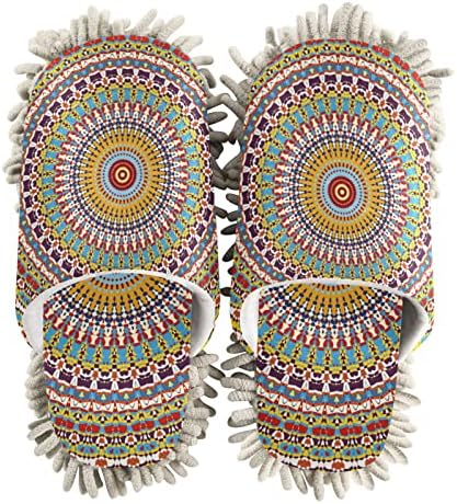Kigai Microfiber Art Mandala Slippers