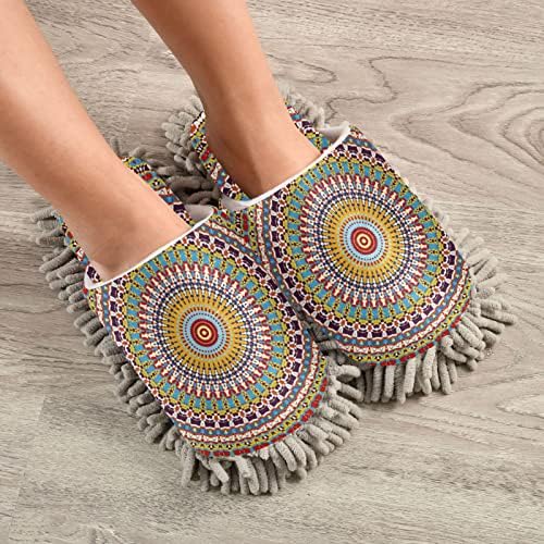 Kigai Microfiber Art Mandala Slippers