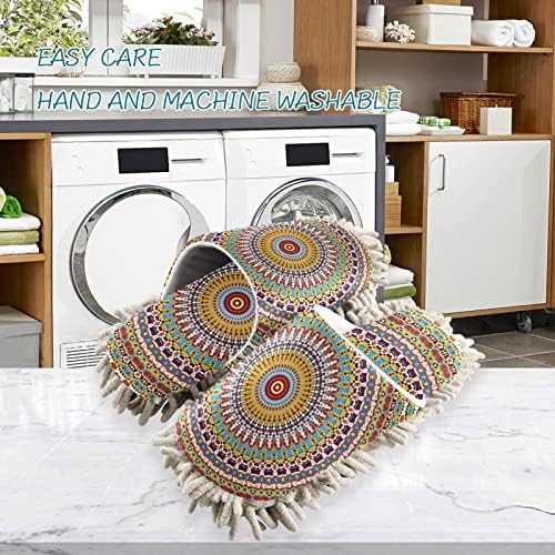 Kigai Microfiber Art Mandala Slippers